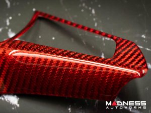 Alfa Romeo Stelvio Steering Wheel Trim - Carbon Fiber - Center Trim Piece - Italian Theme - QV Model